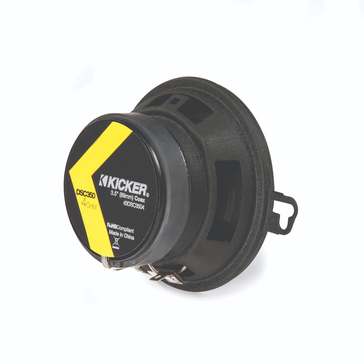 Kicker 43DSC3504 KICKER - DSC350 3.5inch (89mm) Coaxial Speakers, 4Ω