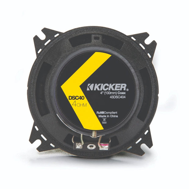 Kicker 43DSC404 KICKER - DSC40 4inch (100mm) Coaxial Speakers, 4Ω