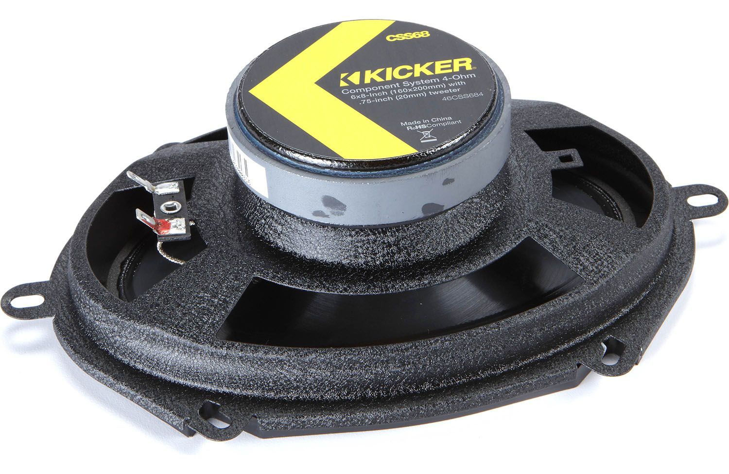 46CSS684 CS-Series 6x8-inch Component 4Ω Speakers with 0.75inch tweeters