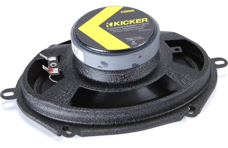 46CSS684 CS-Series 6x8-inch Component 4Ω Speakers with 0.75inch tweeters