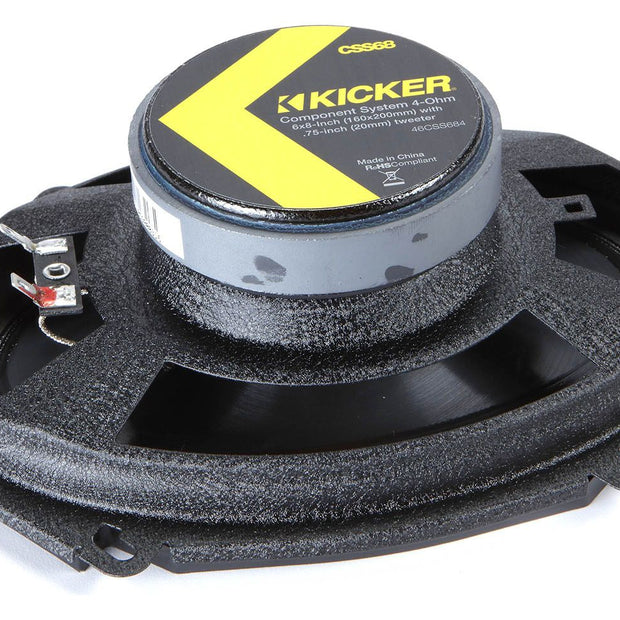 46CSS684 CS-Series 6x8-inch Component 4Ω Speakers with 0.75inch tweeters
