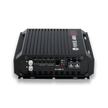 3080W RMS Class D Monoblock Amplifier. Features 1-Ohm stability, a compact 8.94″ chassis, and an included remote bass knob with a digital voltmeter.