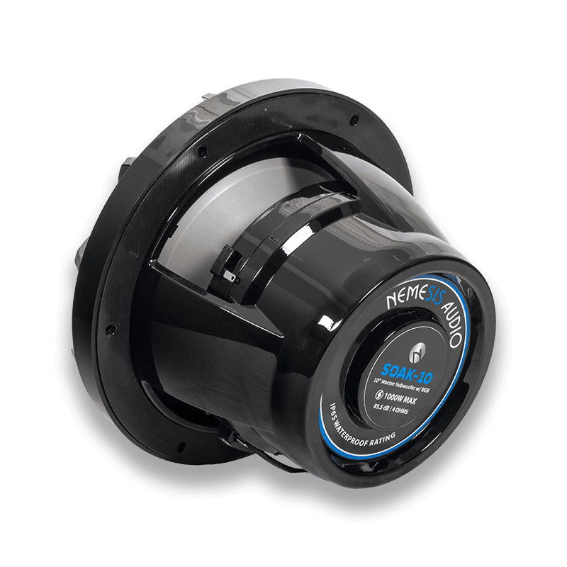 SOAK-10 – 10″ Marine Subwoofer with RGB Lighting