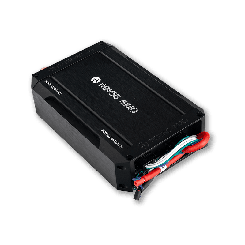 Nemesis Audio SOAK-2200X4D 2200W Max Waterproof 4-CH Marine Amp