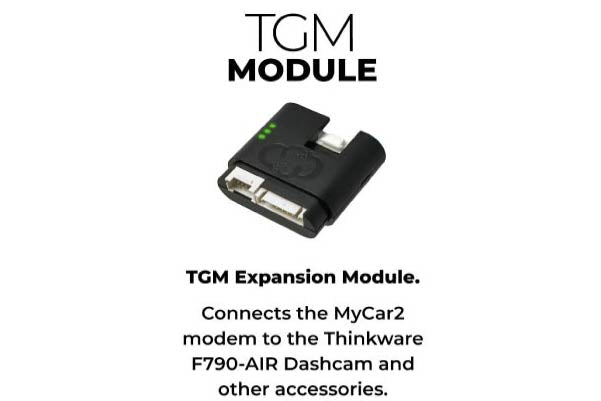 2-Channel Dual Camera Dashcam, Compatible with MyCar2