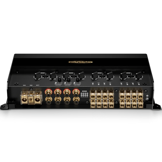 SounDigital   2000.8   GAN   High   Quality   8   Channel   Amplifier.   165   watts   X   8   at   4   ohms