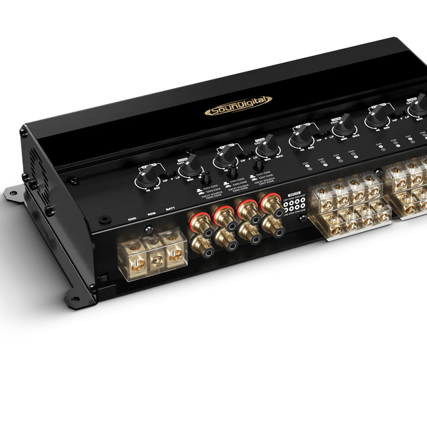 SounDigital   2000.8   GAN   High   Quality   8   Channel   Amplifier.   165   watts   X   8   at   4   ohms