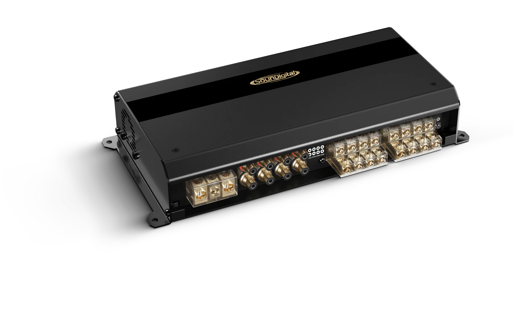 SounDigital   2000.8   GAN   High   Quality   8   Channel   Amplifier.   165   watts   X   8   at   4   ohms