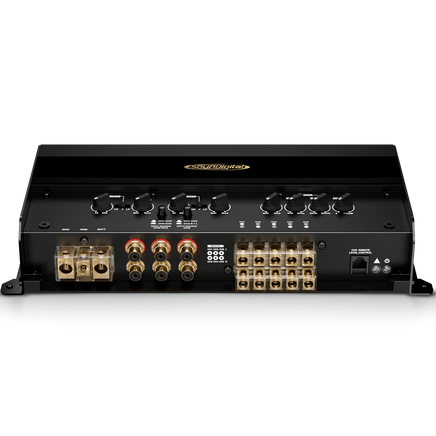 SounDigital   1500.5   GAN   (4   x   125   watts   +   1000   mono   watts)   5   channel   super   amp.