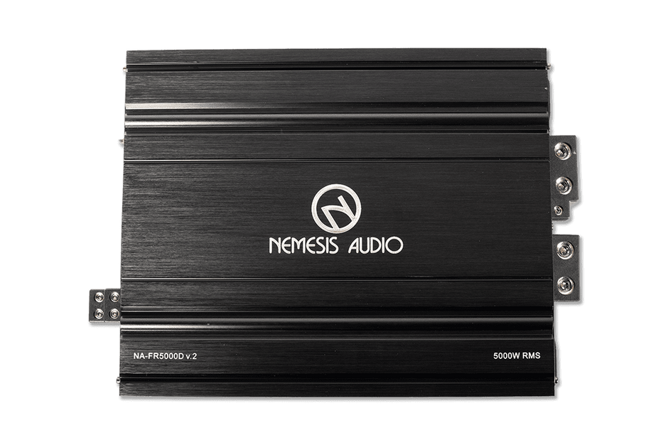 1-Channel full-range Class D amp, 5000W RMS @1-Ohm. Clean reproduction with HPF/LPF and bass boost controls.