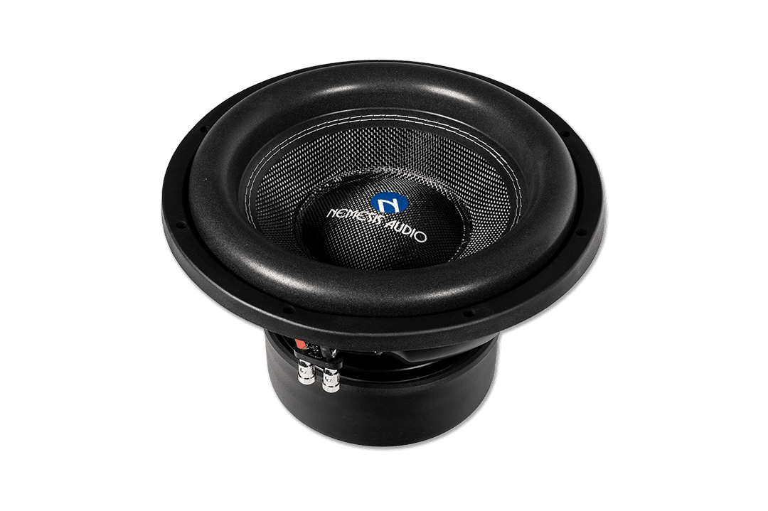 12″ dual 4-Ohm car audio Mystical Series subwoofer. High power handling and clean projection for competition builds.