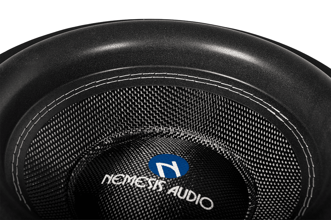 12″ dual 4-Ohm car audio Mystical Series subwoofer. High power handling and clean projection for competition builds.