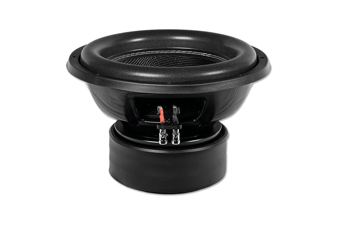 12″ dual 4-Ohm car audio Mystical Series subwoofer. High power handling and clean projection for competition builds.