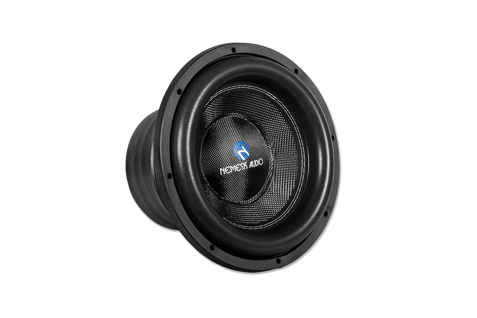 12″ dual 4-Ohm car audio Mystical Series subwoofer. High power handling and clean projection for competition builds.
