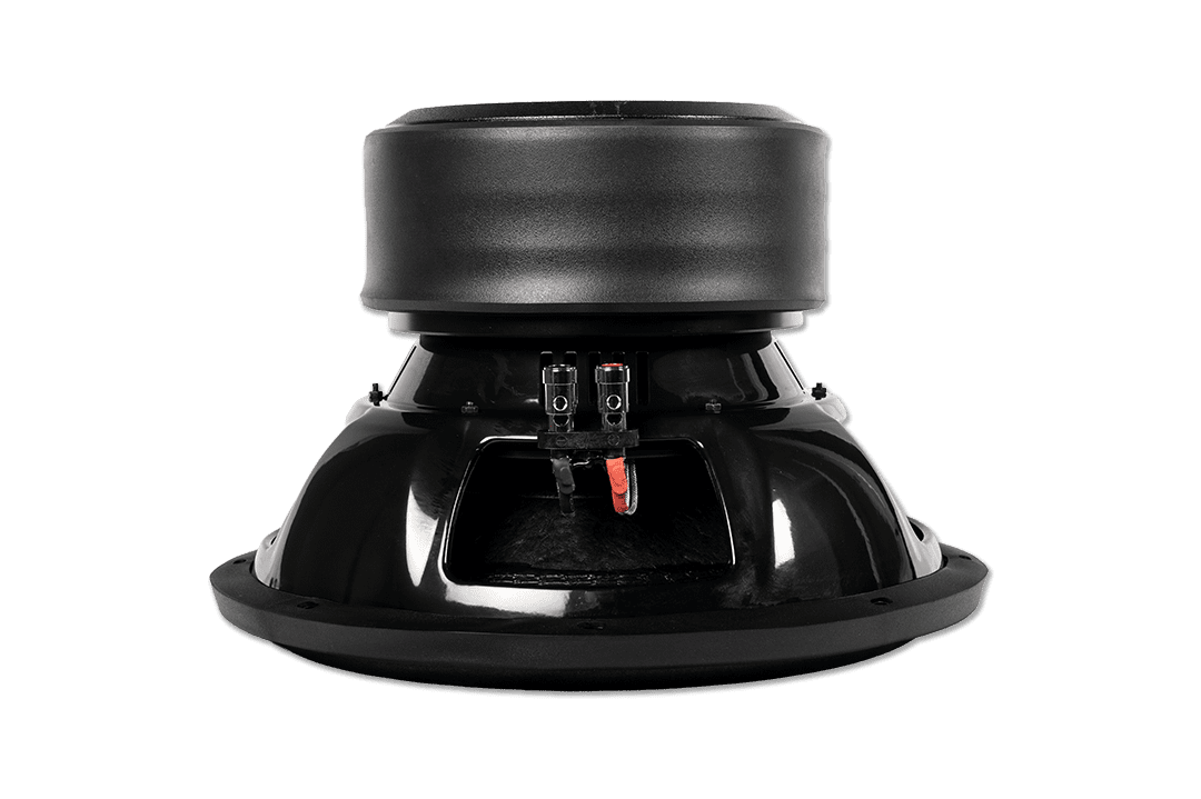 12″ dual 4-Ohm car audio Mystical Series subwoofer. High power handling and clean projection for competition builds.