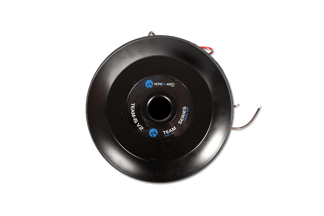 15″ High Performance Subwoofer, 5500W RMS. Heavy-duty design with 5″ voice coil and 765oz magnet.