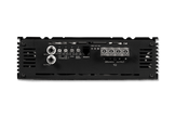 1-channel Class D amp, 20,000W RMS @1-Ohm. Smart cooling, full protection, and bass boost.