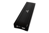 1-channel Class D amp, 20,000W RMS @1-Ohm. Smart cooling, full protection, and bass boost.