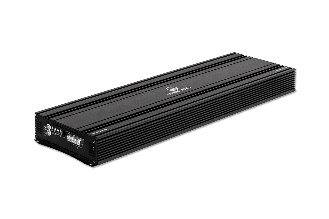 1-channel full-range Class D amp with 25,000W RMS @1-Ohm. Built for extreme car audio performance.