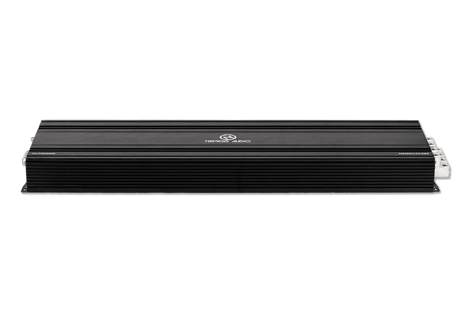 1-channel full-range Class D amp with 25,000W RMS @1-Ohm. Built for extreme car audio performance.