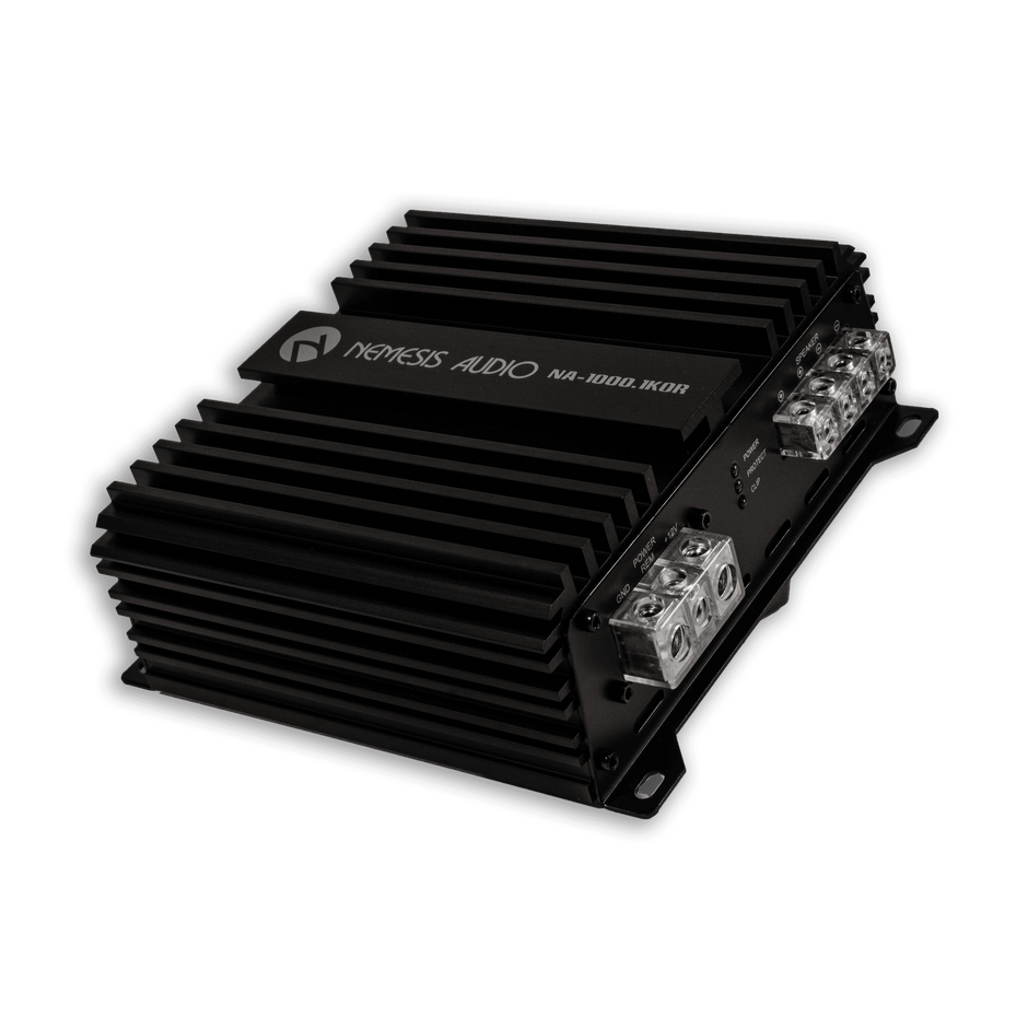 Class D 1-Channel Monoblock Car Amplifier 1000 Watts @ 1-Ohm – Made In Korea