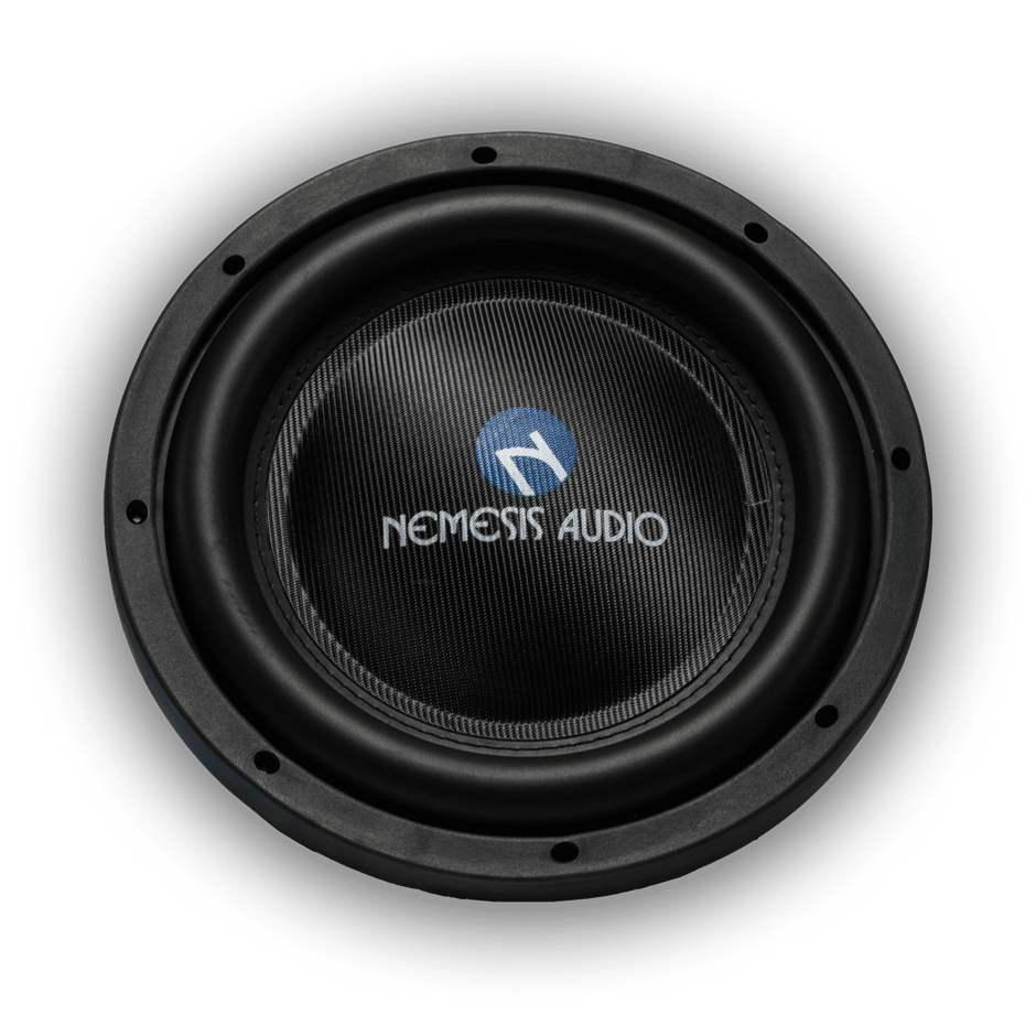NA-10SLMV2D4, 10″ 500W RMS Dual 4-Ohm Shallow Subwoofer