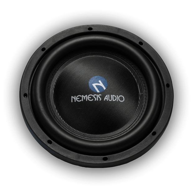 NA-10SLMV2D4, 10″ 500W RMS Dual 4-Ohm Shallow Subwoofer
