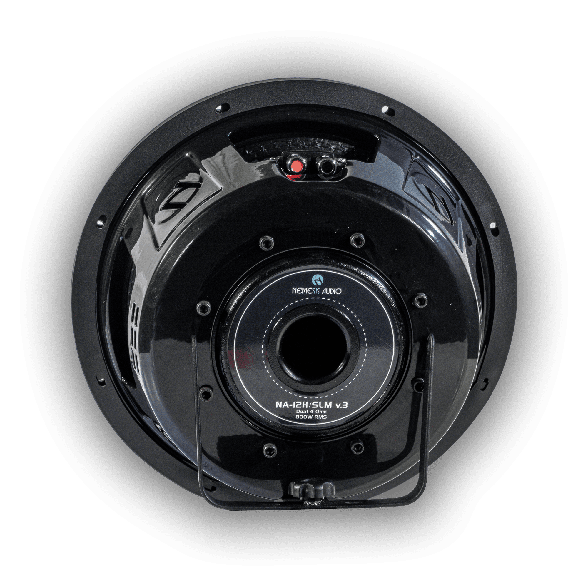 12″ High Performance 800W RMS Shallow Mount 4-Ohm Dual Voice Coil Hectic Series Car Subwoofer