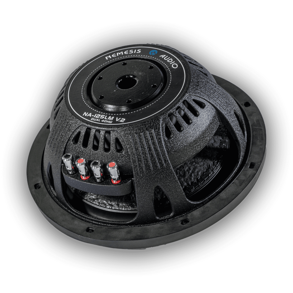 NA-12SLMv2D4  12″ 500W RMS Shallow Mount Car Subwoofer