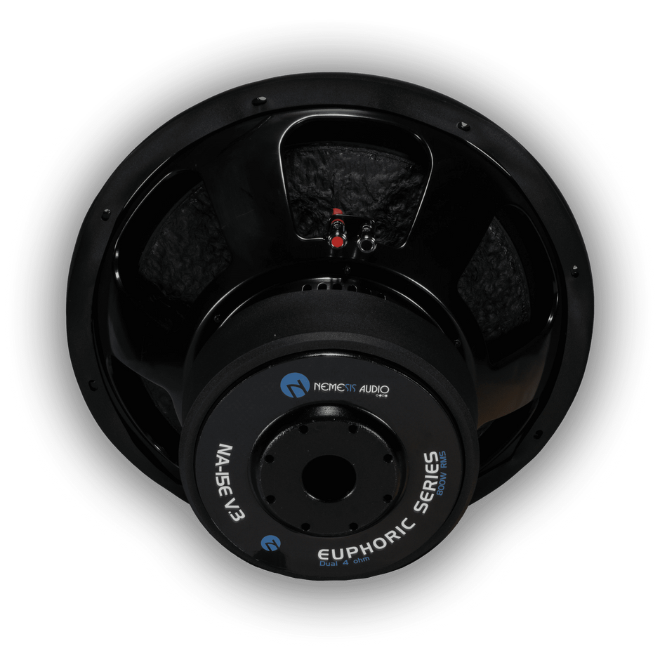 15″ High Performance 800W RMS Dual Voice Coil Euphoric Series Car Subwoofer