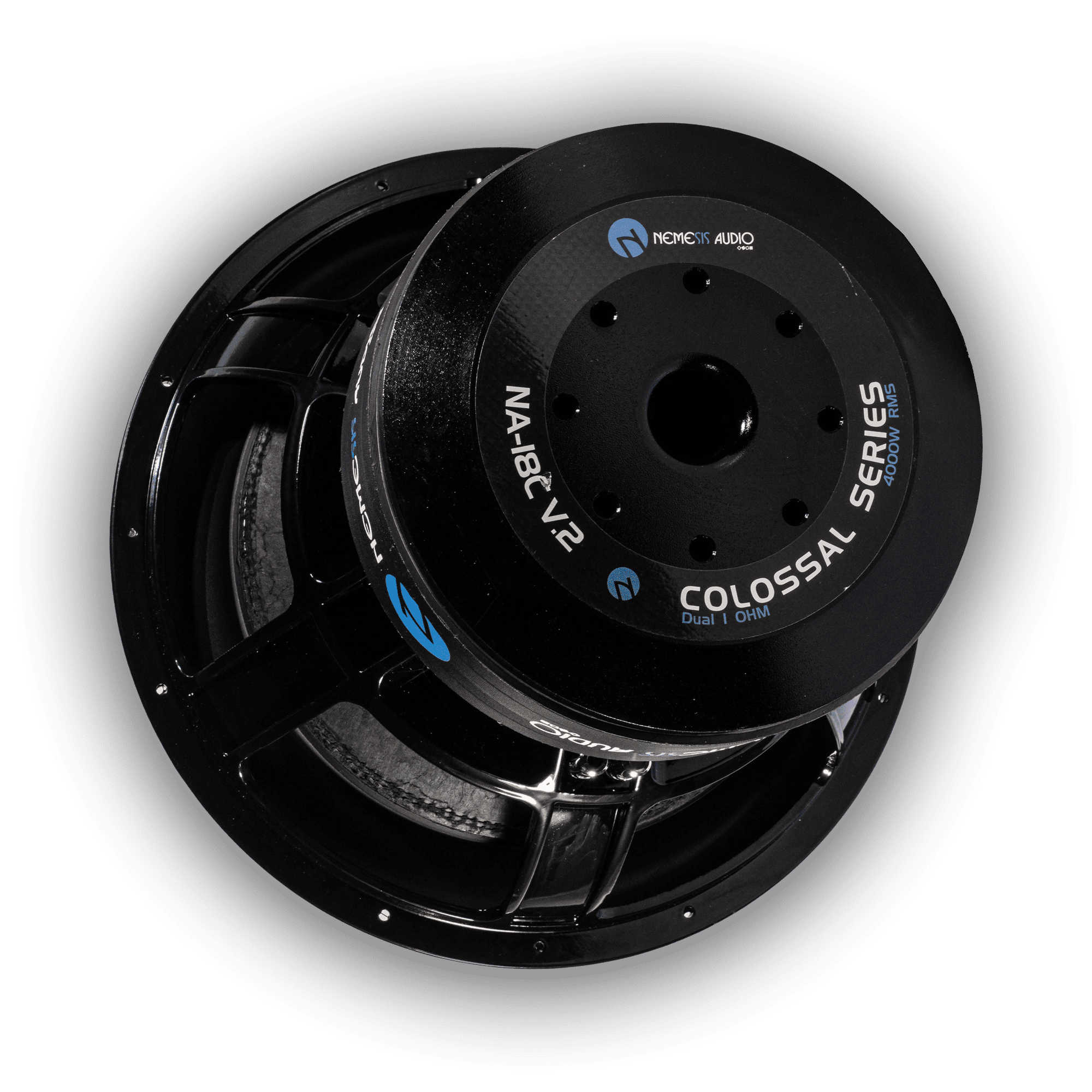 18″ 8000W Max Dual 1-Ohm Voice Coil Colossal Series Car Subwoofer