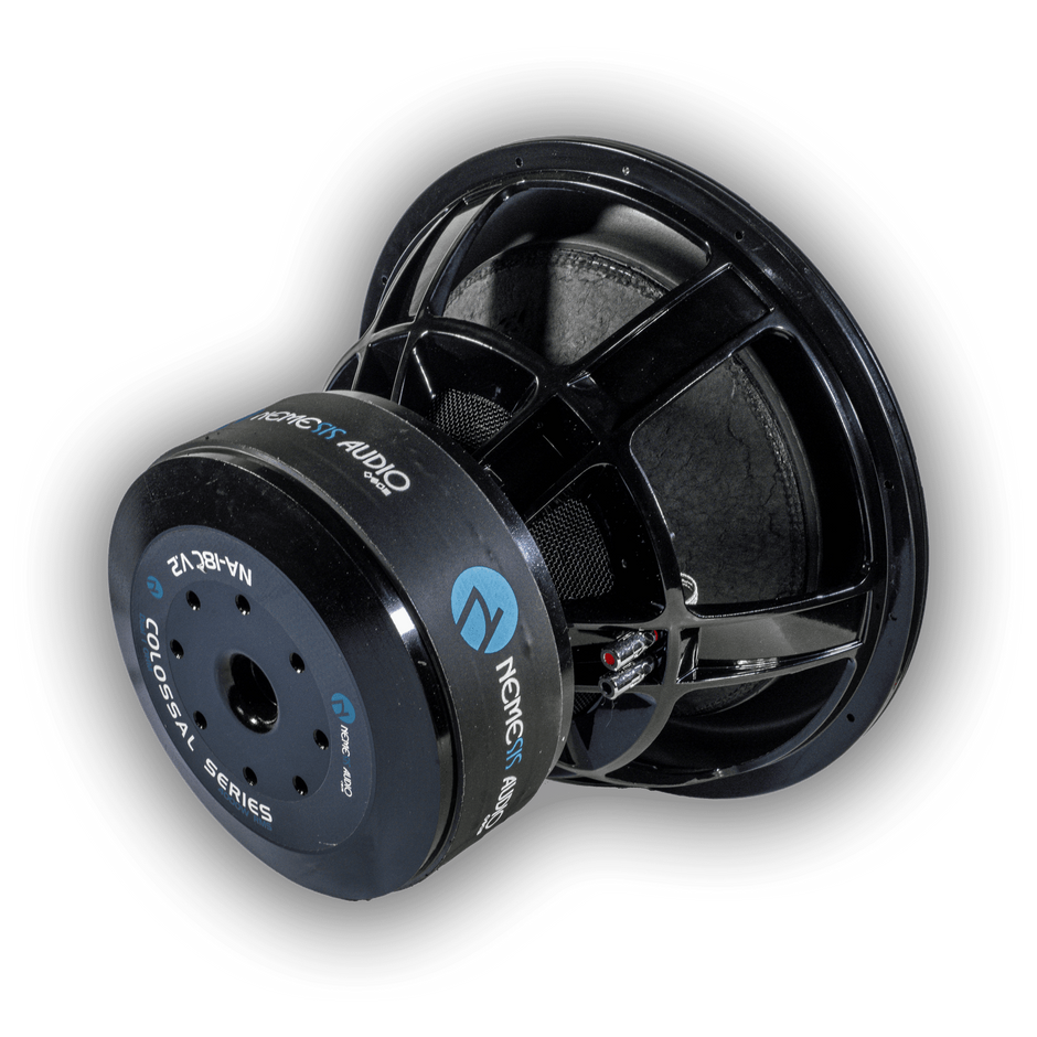 18″ 8000W Max Dual 1-Ohm Voice Coil Colossal Series Car Subwoofer