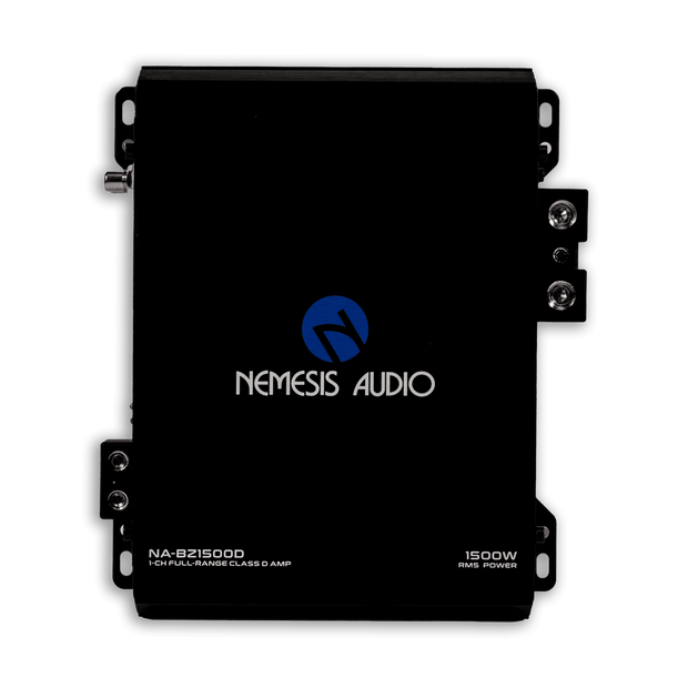 Class D 1-Channel Monoblock Full Range Car Amplifier 1600 Watts @ 1-Ohm