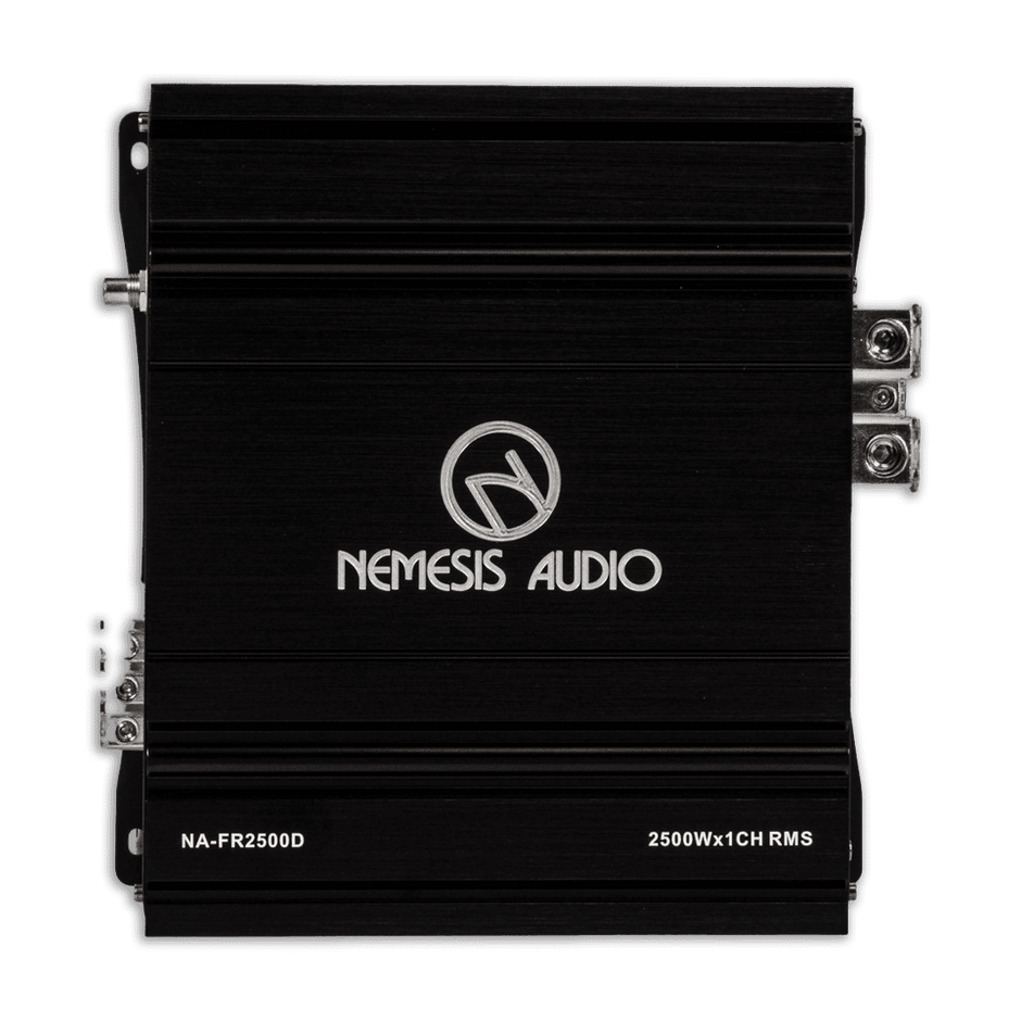 Full-Range Class D 1-Channel Monoblock Car Amplifier 2500 Watts @ 1-Ohm