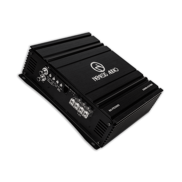 Full-Range Class D 1-Channel Monoblock Car Amplifier 2500 Watts @ 1-Ohm