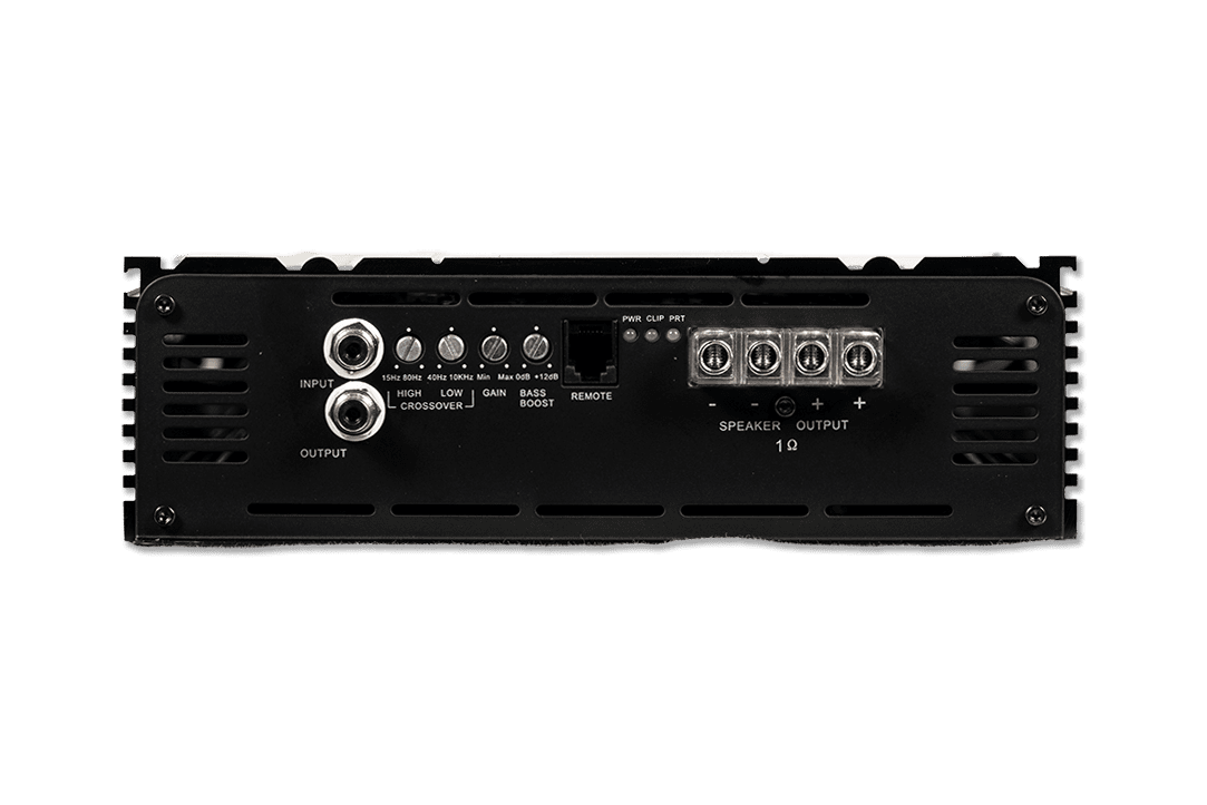 1-channel full-range Class D amplifier, 30,000W RMS @1-Ohm. Smart cooling and high output.