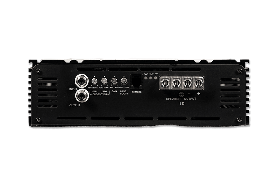 1-channel full-range Class D amplifier, 30,000W RMS @1-Ohm. Smart cooling and high output.