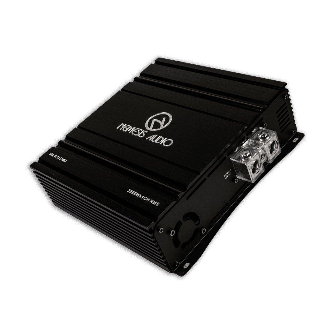 1-Channel Monoblock Full Range Car Amplifier 3500 Watts @ 1-Ohm