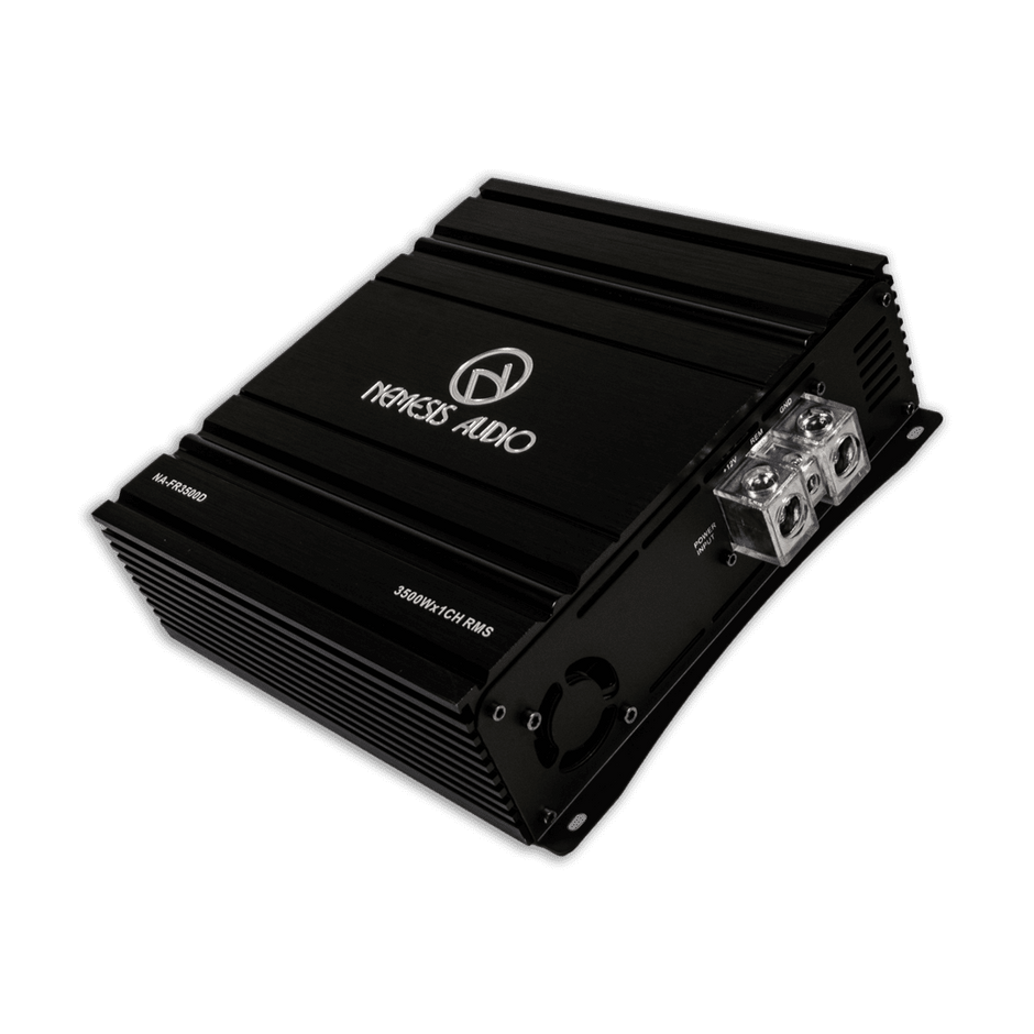 1-Channel Monoblock Full Range Car Amplifier 3500 Watts @ 1-Ohm