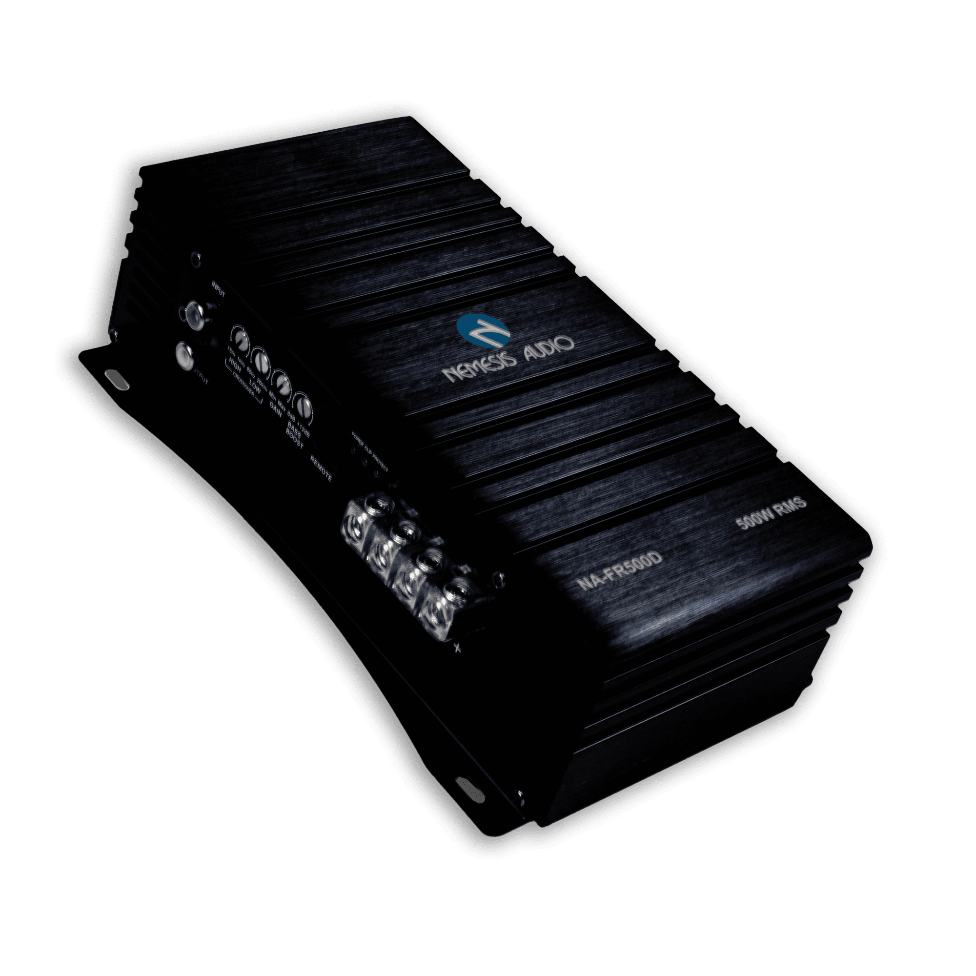 500W RMS 1-Channel Monoblock Class-D Full-Range Car Amplifier