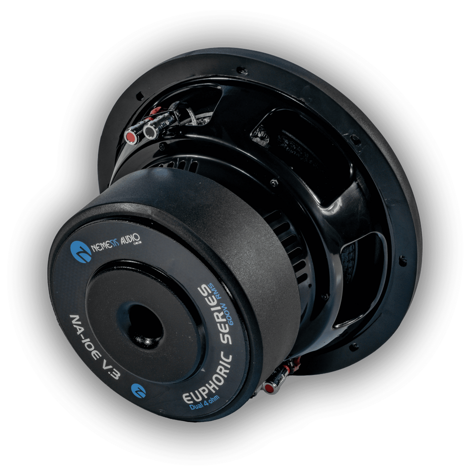 10″ High Performance 600W RMS Dual Voice Coil Car Subwoofer