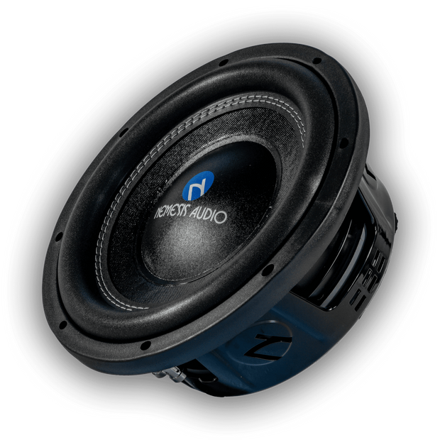 10″ 800W Dual 4-Ohm Voice Coil Shallow Mount Car Subwoofer