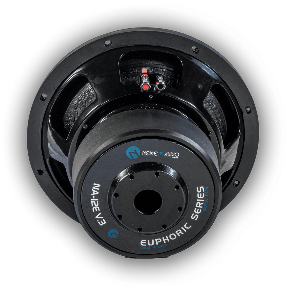 12″ High Performance 600 Watts RMS Dual Voice Coil Euphoric Series Car Subwoofer