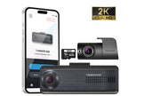 2-CH 2K FRONT,1080p REAR WIFI, 32GB, HW CABLE & GPS