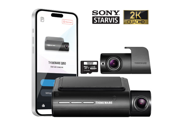 2-CH 1440p (2K) FRONT CAM,1080p REAR CAM WIFI, 64GB, HW CABLE