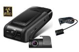 U1000PLD DASHCAM 4K 8MP FRONt + 1080P REAR, CLA, HW CABLE + OBD-II POWER CORD