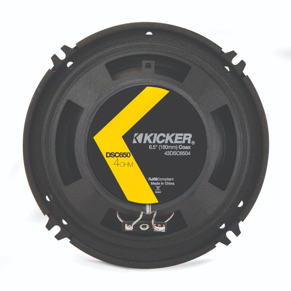 Kicker 43DSC6504 KICKER - DSC650 6.5inch Coaxial Speakers, 4Ω