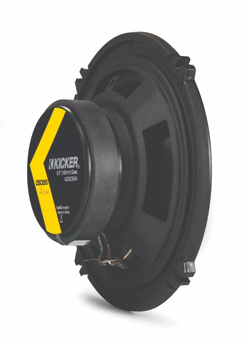 Kicker 43DSC6504 KICKER - DSC650 6.5inch Coaxial Speakers, 4Ω