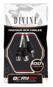 Divini Sound Solutions RCA Y-Adapter (1 Male / 2 Female - 100% OFC)