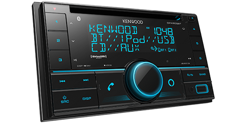 DPX505BT Dual Din Sized CD Receiver with Bluetooth